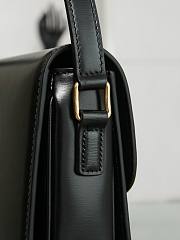 Fortok Celine Triomphe Shoulder Bag Black 18.5x14x6cm - 4