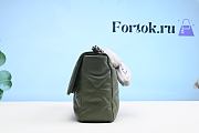 Fortok Chanel Flap Bag Lambskin Woc Green 26cm - 5