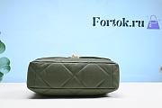 Fortok Chanel Flap Bag Lambskin Woc Green 26cm - 2