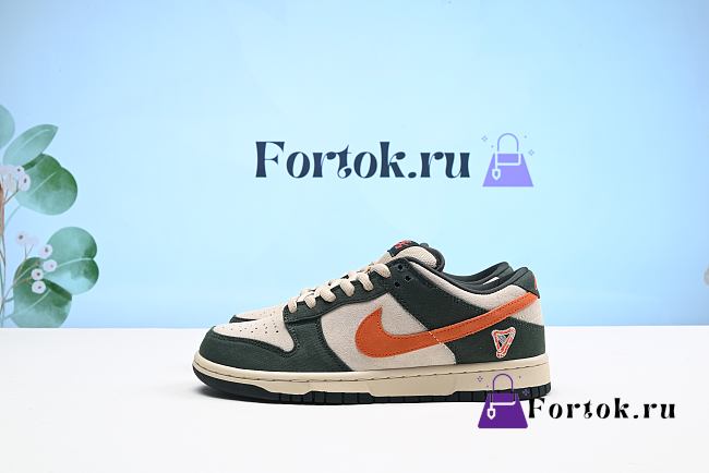 Fortok Nike SB Dunk Low SB-304292-185 Green Sneakers - 1