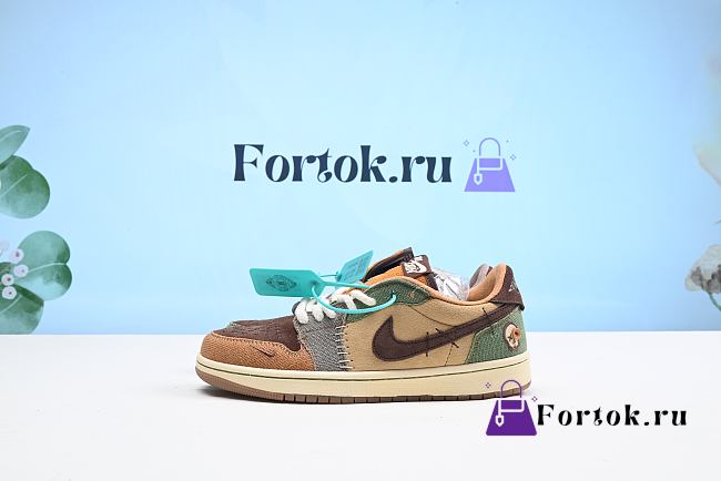 Fortok Nike Zion Williamson x Air Jordan 1 Retro Low OG ‘Voodoo’ DZ7292-200 - 1