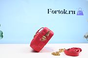 Fortok Louis Vuitton Troca MM Bag Red 25.5x17x7cm - 5