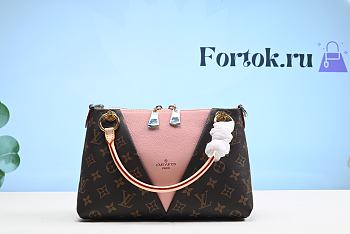 Louis Vuitton V TOTE BB pink M43967