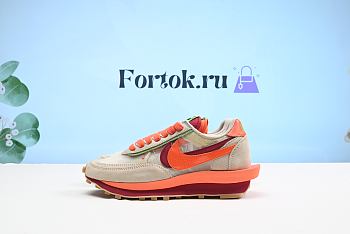 Fortok Nike Sacai x Clot x LDWaffle ‘Net Orange Blaze’ DH1347-100 Sneakers