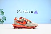 Fortok Nike Sacai x Clot x LDWaffle ‘Net Orange Blaze’ DH1347-100 Sneakers - 4