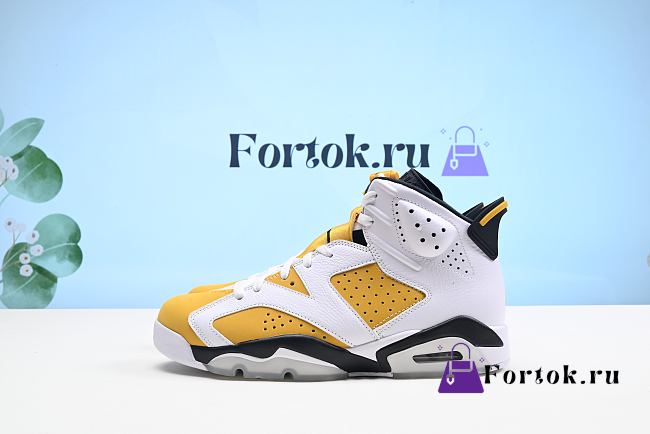 Fortok Air Jordan 6 Yellow Ochre CT8529-170 Sneakers - 1