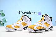 Fortok Air Jordan 6 Yellow Ochre CT8529-170 Sneakers - 3