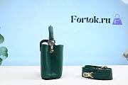 Fortok Louis Vuitton Capucines Bag Green 20cm - 4