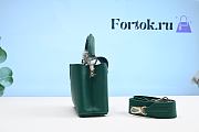 Fortok Louis Vuitton Capucines Bag Green 20cm - 3