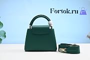 Fortok Louis Vuitton Capucines Bag Green 20cm - 2