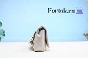 Fortok Saint Laurent Jamie Shoulder Bag White 515821 25x15x7.5cm - 4