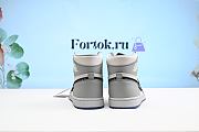 Fortok  Jordan 1 Retro High Dior 1086683-6576 Grey Sneakers - 5