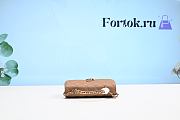 Fortok Chanel 23P Handle Kelly Bag Caramel Light Gold Hardware 18x10x4.5cm - 2