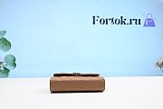 Fortok Chanel 23P Handle Kelly Bag Caramel Light Gold Hardware 18x10x4.5cm - 5