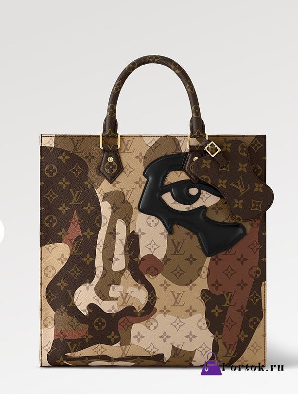 Fortok Louis Vuitton Sac Plat NV Brown Bag M46679 36.5x38x9cm - 1