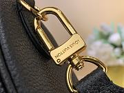 Fortok Louis Vuitton Nano Speedy Bag Black M46745 16x10x7.5cm  - 6