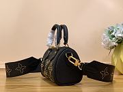 Fortok Louis Vuitton Nano Speedy Bag Black M46745 16x10x7.5cm  - 5