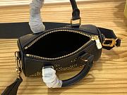 Fortok Louis Vuitton Nano Speedy Bag Black M46745 16x10x7.5cm  - 2