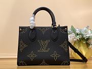Fortok Louis Vuitton OnTheGo Bag Black M46733 25x19x11.5cm - 1