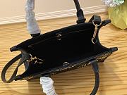 Fortok Louis Vuitton OnTheGo Bag Black M46733 25x19x11.5cm - 5
