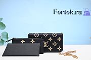 Fortok Louis Vuitton Felicie Pochette Bicolor Monogram Empreinte Leather M69977 21x12x3cm - 6