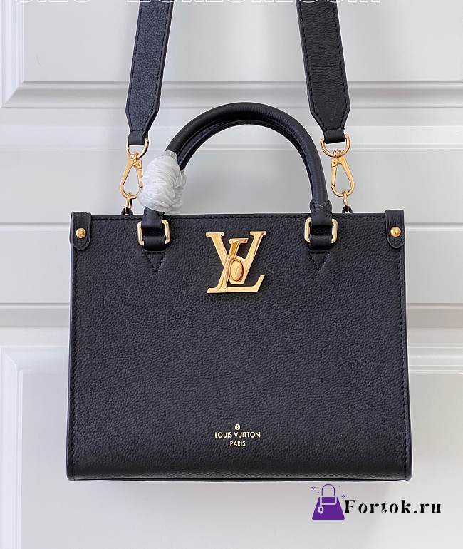 Fortok Louis Vuitton Lock & Go Bag Black M22311 24.5x19x10.5cm - 1