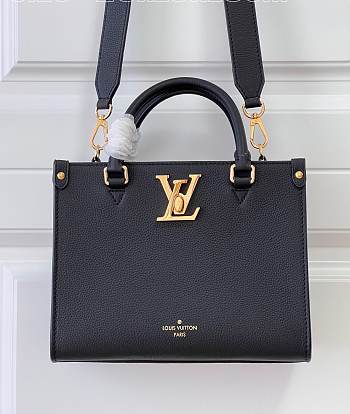 Fortok Louis Vuitton Lock & Go Bag Black M22311 24.5x19x10.5cm