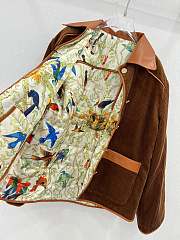 Fortok Gucci Corduroy Double-Sided Cotton Jacket Brown - 2
