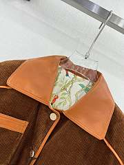 Fortok Gucci Corduroy Double-Sided Cotton Jacket Brown - 5