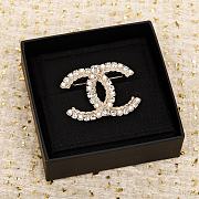 Fortok Chanel 23K Double C Brooch - 1