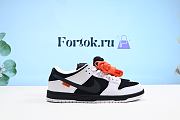 Fortok Nike Dunk Low Retro FD2629-100 Black And White Sneakers - 4