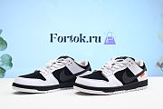 Fortok Nike Dunk Low Retro FD2629-100 Black And White Sneakers - 3