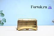 Fortok Balenciaga Gold Hourglass Shoulder Bag 19x13x5cm - 4