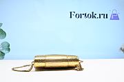 Fortok Balenciaga Gold Hourglass Shoulder Bag 19x13x5cm - 2