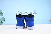 Fortok Nike Air Jordan 1 Retro DZ5485-042 Black Blue Sneakers - 4