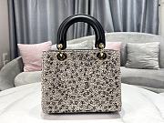 Fortok Dior Lady Embroidered La Roue La Fortune Tarot Bag  - 3