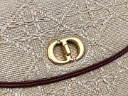 Fortok Dior 30 Montaigne Avenue Pouch With Flap Natural Cannage Raffia 31x19cm - 2