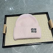 Fortok Miumiu Wool Hat Light Pink - 1