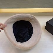 Fortok Chanel Fur-edge Bucket Hat Brown - 6