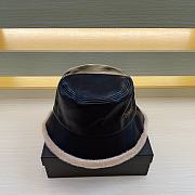 Fortok Chanel Fur-edge Bucket Hat Black - 4