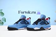 Fortok Nike Air Jordan 4 Retro Travis Scott Cactus Jack Rep 11 308497-406 Sneakers - 2