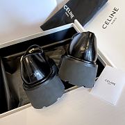 Fortok Celine Thick-soled Loafers Black - 2