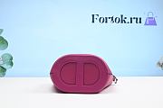Fortok Hermes Vegetable Basket Swift Leather Bag Pink 18cm - 6