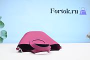 Fortok Hermes Vegetable Basket Swift Leather Bag Pink 18cm - 5