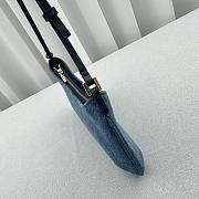 Fortok Jacquemus Le Bisou Denim Shoulder Bag 2089 28x15x4cm - 4