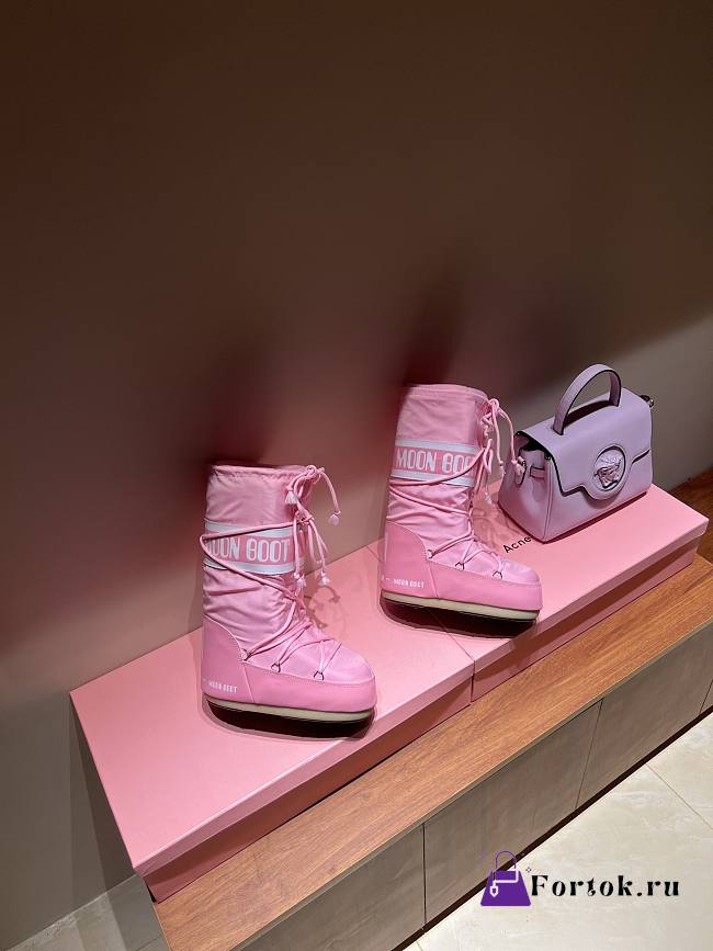 Fortok Moon Boot Icon Snow Boots Pink - 1