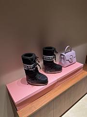 Fortok Moon Boot Icon Snow Boots Black - 1