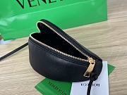 Fortok Bottega Veneta Multi Cross Body Pouch Black 717429 18x9x8cm - 2