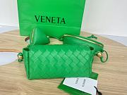 Fortok Bottega Veneta Multi Cross Body Pouch Green 717429 18x9x8cm - 5