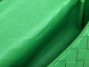 Fortok Bottega Veneta Multi Cross Body Pouch Green 717429 18x9x8cm - 3